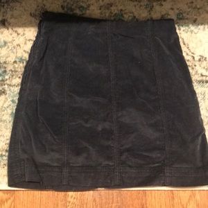 Free People Corduroy Mini Skirt